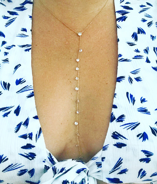 Crystal Body Axis Necklace