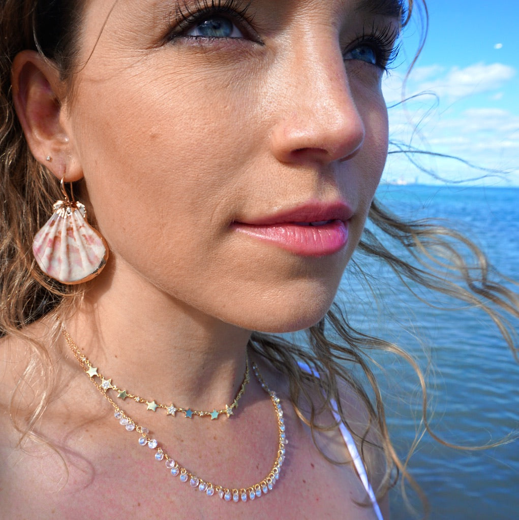 Oia Shell Earrings
